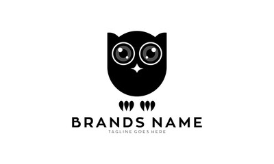 Cute owl logo