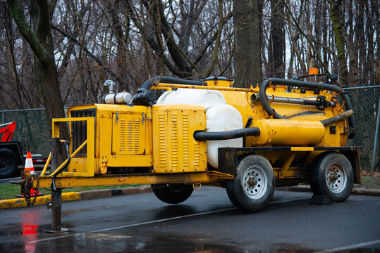 Vacuum Trailer Industrial Truck Machine Car Clean