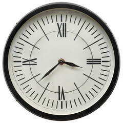 Classic white wall clock