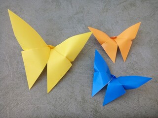 origami paper butterfly