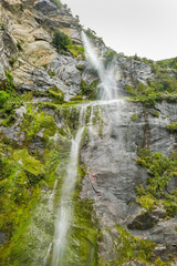 Fototapeta premium Waterfall at Milford Sound