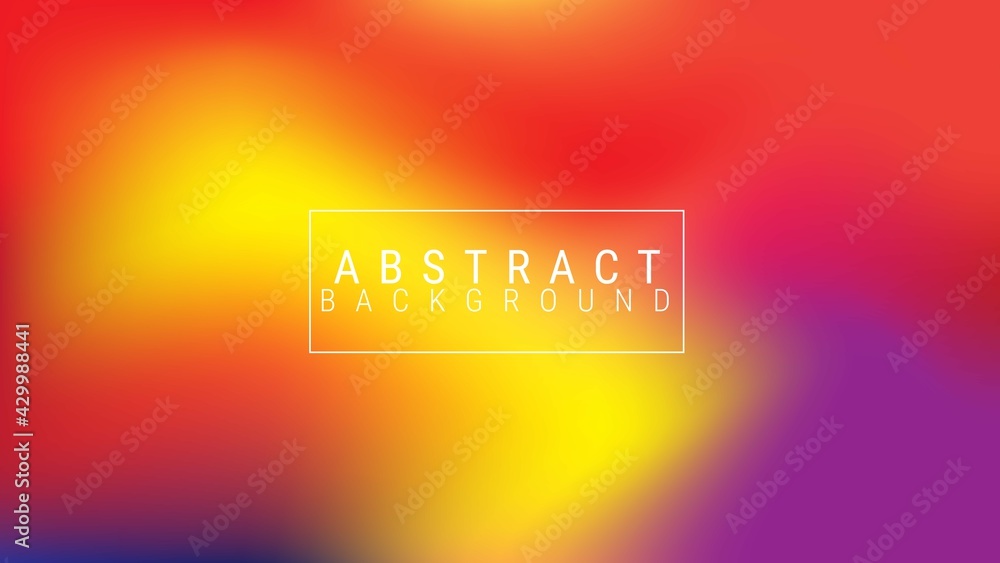 Poster beautiful abstract colored gradient with movement. it is a light and colorful blur background. vecto