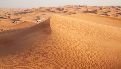 Red sand desert