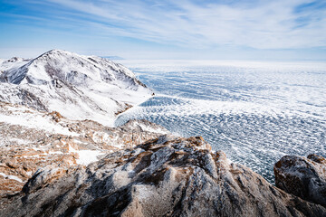 Rocky bays of the Baikal coast