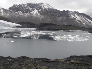 lake in winter