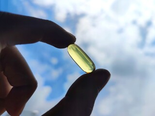 Picture of cod liver oil omega 3.