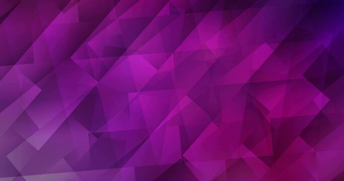4K looping dark purple, pink video sample in rectangular style. Holographic abstract video with cubs, rectangles. Slideshow for web sites. 4096 x 2160, 30 fps.