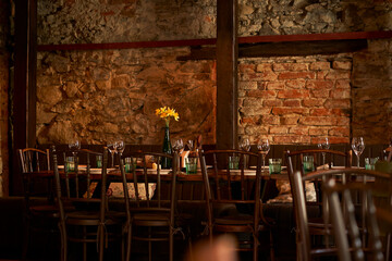 interior of a restaurant