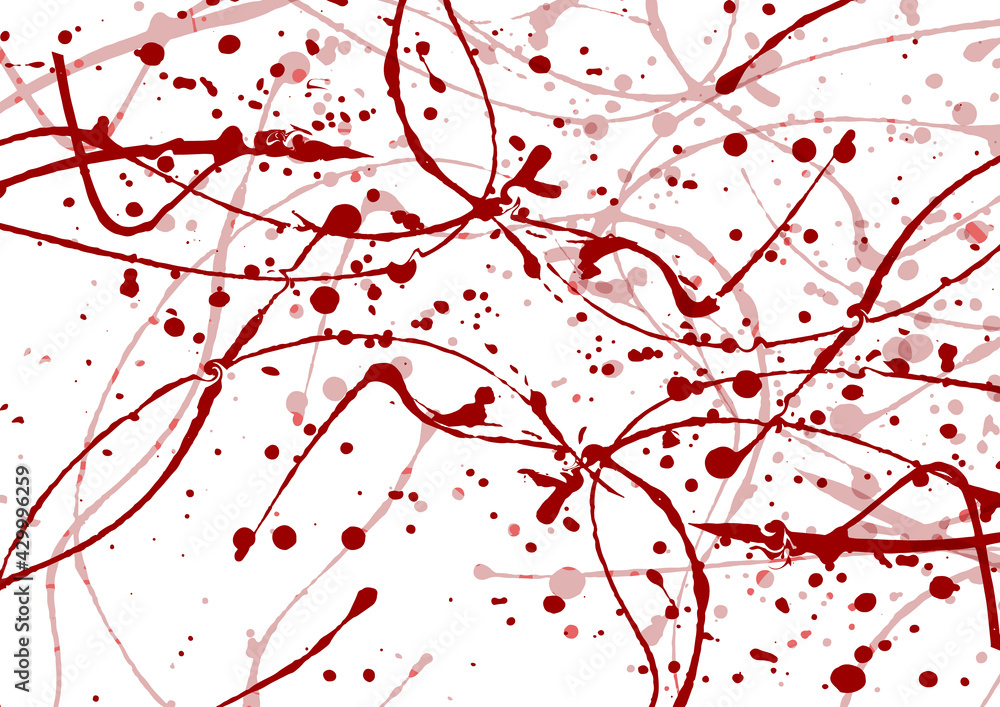 Poster abstract vector splatter red color design background, illustration vector design background.