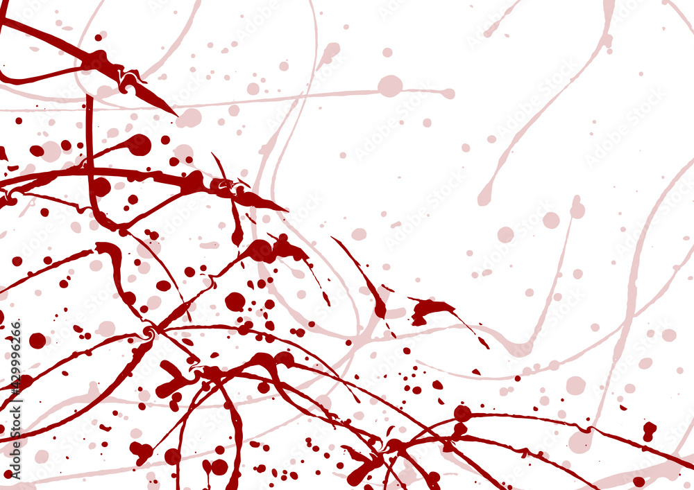 Poster abstract vector splatter red color design background, illustration vector design background.