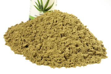 Hanfprotein Pulver - Freigestellt