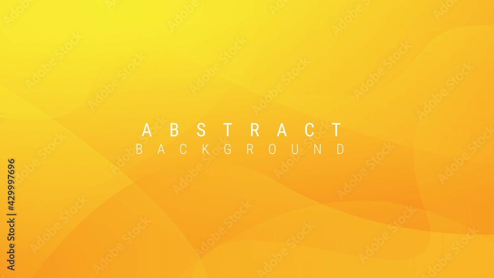 Poster Minimal geometric background. orange element with fluid gradient. Dynamic shape composition. Vector illustration