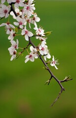 Kwiaty, flowers, drzewo, kwiat, charakter, galąz, biała, kwitnienie, roślin, beuty, pora roku, niebo,, blękit, piękne, kwitnących, kwiatowy