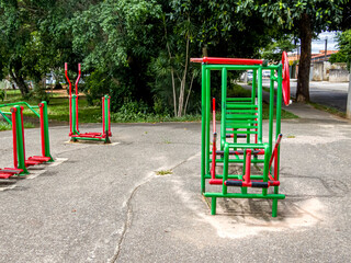 Exercise tool for all people living in the central park of the region