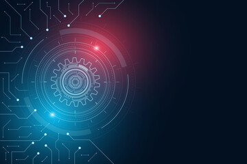 digital technology and engineering, digital telecoms concept, Hi-tech,futuristic technology background, vector illustration.	
