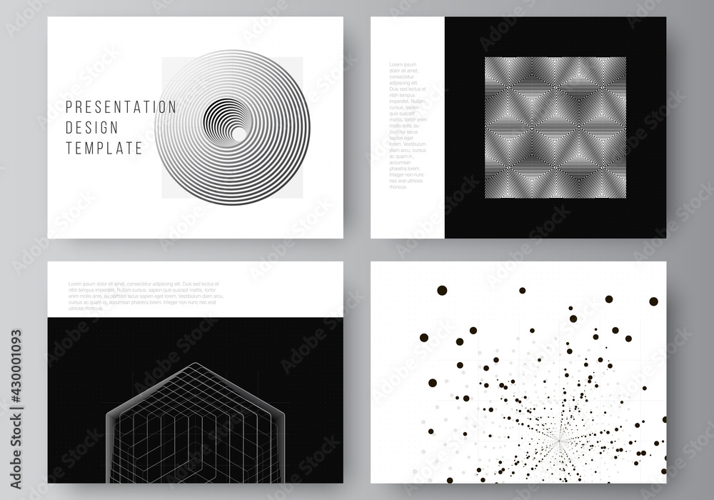 Poster vector layout of the presentation slides design templates for presentation brochure, brochure cover.
