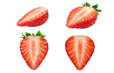 いちご 苺 イラスト リアル カット 断面