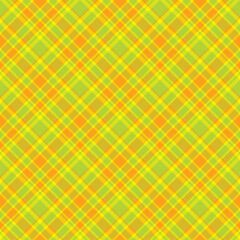 Plaid seamless pattern. Vector background of textile ornament. Flat fabric design.