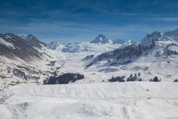 Naklejka premium Montagne