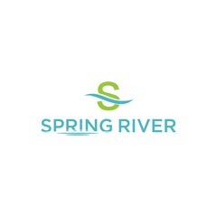 Initial Letter S Logo Design Inspired by River, Spring, and Water Elements