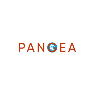 creative world pangea logo design and globe vector template