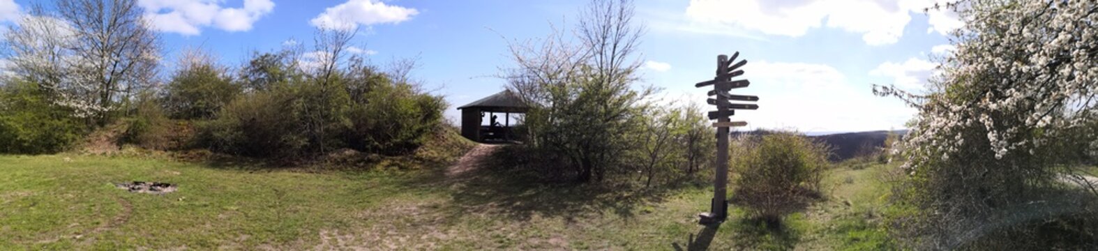 Der Rastplatz Rondell Sch&ouml;ne Aussicht bei Hainrode