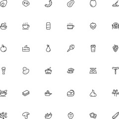icon vector icon set such as: foam, butternut, doodle, mushroom, birthday, homemade, watercress, york, asia, cherry, cardboard, carrot, style, cranberry, smoke, dairy, peppercorn, metal, carbohydrate