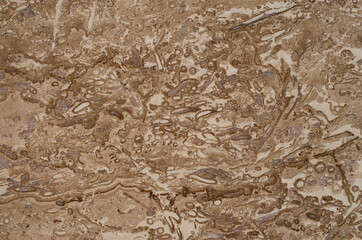 New beige polish travertine closeup