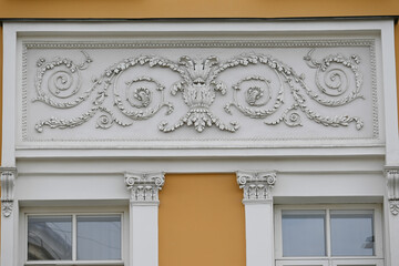 Obraz premium Decorative elements of the facade.