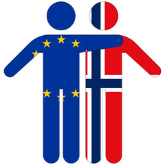 EU - Norway / friendship concept