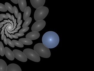 Imaginatory fractal background generated Image