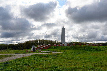 Fototapeta na wymiar View of the Memorial complex 
