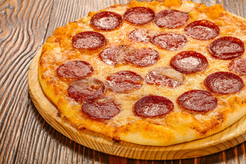 Italian traditional cuisine – Pepperoni pizza