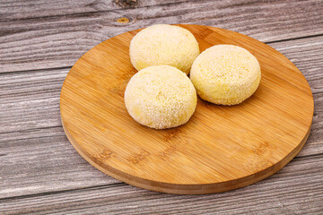 Raw potato zrazy for cooking