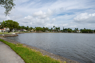 Photo of homes visible from Northlake in Hollywood Lakes FL USA