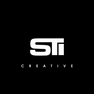 STI Letter Initial Logo Design Template Vector Illustration