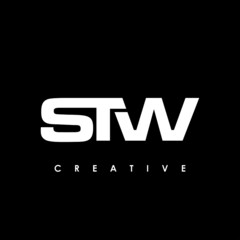 STW Letter Initial Logo Design Template Vector Illustration