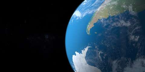 Cape Horn in planet earth from outer space © Manuel Mata
