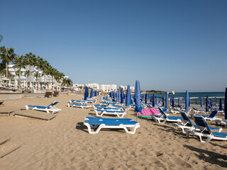 Resort area near the Sunrise Beach in Protaras, Cyprus