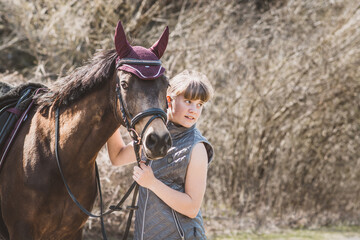 Obraz premium Reitpferd / Reitpony