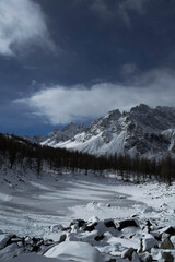 frozen lake