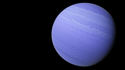 earth-like planet in far space, planets background 3d render