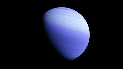 earth-like planet in far space, planets background 3d render