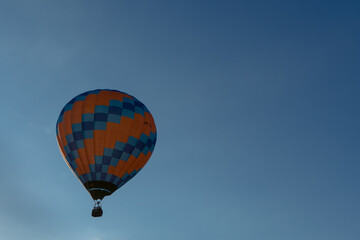 Fototapeta na wymiar Hot air balloon festival, Ukraine. August 2020