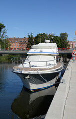 Fototapeta na wymiar Hafen in Nyköping, Schweden