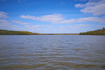 silbersee, haltern am see, hike in april, germany