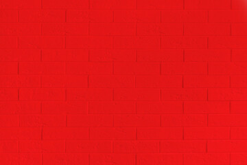 Texture red brick wall for background