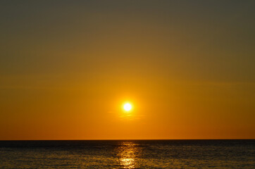 Fototapeta na wymiar Sunset in Santa Marta, Colombia