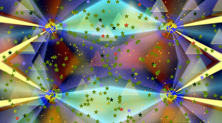 Arte digitale. Composizione astratta nell'era del digitale  © Franxuc