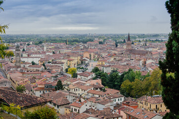 Fototapeta na wymiar Rooftop view over Bologna, Italy